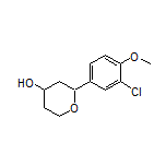 2-(3-Chloro-4-methoxyphenyl)tetrahydro-2H-pyran-4-ol