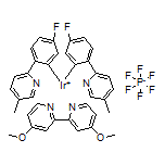 Bis[5-fluoro-2-(5-methyl-2-pyridinyl-κN)phenyl-κC](4,4’-dimethoxy-2,2’-bipyridine-κN1,κN1’)iridium Hexafluorophosphate