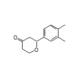 2-(3,4-Dimethylphenyl)dihydro-2H-pyran-4(3H)-one