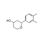 2-(3,4-Dimethylphenyl)tetrahydro-2H-pyran-4-ol