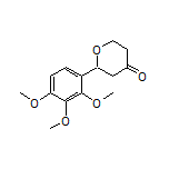2-(2,3,4-Trimethoxyphenyl)dihydro-2H-pyran-4(3H)-one