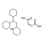 2-(2,2-Dicyclohexylethyl)piperidine Maleate