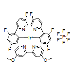 (4,4’-Dimethoxy-2,2’-bipyridine-κN1,κN1’)bis[3,5-difluoro-2-(5-fluoro-2-pyridinyl-κN)phenyl-κC]iridium Hexafluorophosphate