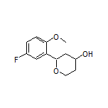 2-(5-Fluoro-2-methoxyphenyl)tetrahydro-2H-pyran-4-ol