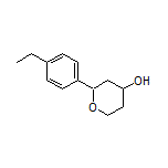 2-(4-Ethylphenyl)tetrahydro-2H-pyran-4-ol