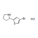 2-(4-Bromothiophen-2-yl)pyrrolidine Hydrochloride