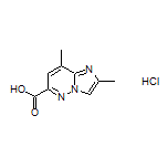 2,8-Dimethylimidazo[1,2-b]pyridazine-6-carboxylic Acid Hydrochloride