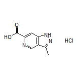 3-Methyl-1H-pyrazolo[4,3-c]pyridine-6-carboxylic Acid Hydrochloride