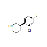 (R)-3-(2-Chloro-4-fluorophenyl)piperidine