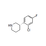 (S)-3-(2-Chloro-4-fluorophenyl)piperidine