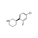 (R)-3-(4-Chloro-2-fluorophenyl)piperidine