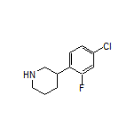 3-(4-Chloro-2-fluorophenyl)piperidine