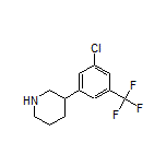 3-[3-Chloro-5-(trifluoromethyl)phenyl]piperidine