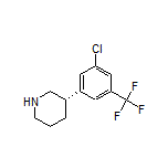 (S)-3-[3-Chloro-5-(trifluoromethyl)phenyl]piperidine