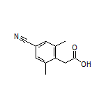 4-Cyano-2,6-dimethylphenylacetic Acid