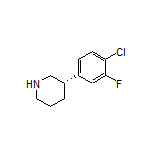 (S)-3-(4-Chloro-3-fluorophenyl)piperidine
