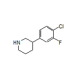 3-(4-Chloro-3-fluorophenyl)piperidine