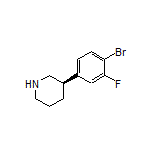 (R)-3-(4-Bromo-3-fluorophenyl)piperidine