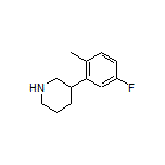 3-(5-Fluoro-2-methylphenyl)piperidine