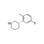 (S)-3-(5-Fluoro-2-methylphenyl)piperidine