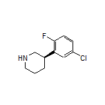 (R)-3-(5-Chloro-2-fluorophenyl)piperidine