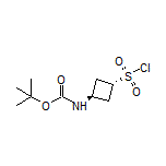 trans-3-(Boc-amino)cyclobutane-1-sulfonyl Chloride