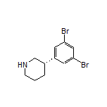 (S)-3-(3,5-Dibromophenyl)piperidine