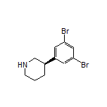 (R)-3-(3,5-Dibromophenyl)piperidine