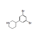 3-(3,5-Dibromophenyl)piperidine