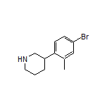 3-(4-Bromo-2-methylphenyl)piperidine