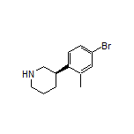(R)-3-(4-Bromo-2-methylphenyl)piperidine