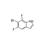 6-Bromo-5,7-difluoro-1H-indole