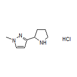 1-Methyl-3-(pyrrolidin-2-yl)-1H-pyrazole Hydrochloride