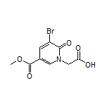 2-[3-Bromo-5-(methoxycarbonyl)-2-oxopyridin-1(2H)-yl]acetic Acid