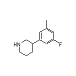 3-(3-Fluoro-5-methylphenyl)piperidine