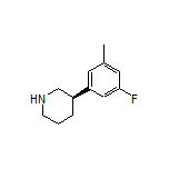 (R)-3-(3-Fluoro-5-methylphenyl)piperidine
