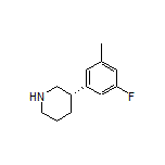 (S)-3-(3-Fluoro-5-methylphenyl)piperidine