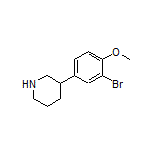 3-(3-Bromo-4-methoxyphenyl)piperidine