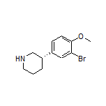 (S)-3-(3-Bromo-4-methoxyphenyl)piperidine