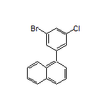 1-(3-Bromo-5-chlorophenyl)naphthalene