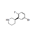 (R)-3-(5-Bromo-2-fluorophenyl)piperidine