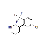 (R)-3-[5-Chloro-2-(trifluoromethyl)phenyl]piperidine