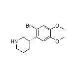 (S)-3-(2-Bromo-4,5-dimethoxyphenyl)piperidine