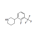 3-[2-Fluoro-3-(trifluoromethyl)phenyl]piperidine