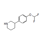 3-[4-(Difluoromethoxy)phenyl]piperidine