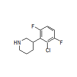 3-(2-Chloro-3,6-difluorophenyl)piperidine