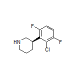 (R)-3-(2-Chloro-3,6-difluorophenyl)piperidine