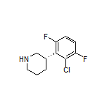 (S)-3-(2-Chloro-3,6-difluorophenyl)piperidine