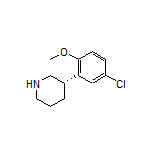 (S)-3-(5-Chloro-2-methoxyphenyl)piperidine