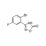 3-(2-Bromo-5-fluorophenyl)-1,2,4-oxadiazol-5(4H)-one